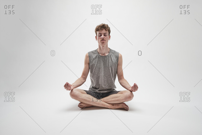 Ekam Yoga - Padmasana is a cross-legged sitting meditation pose from  ancient India, in which each foot is placed on the opposite thigh. It is  good for your abdomen and pelvic organs.