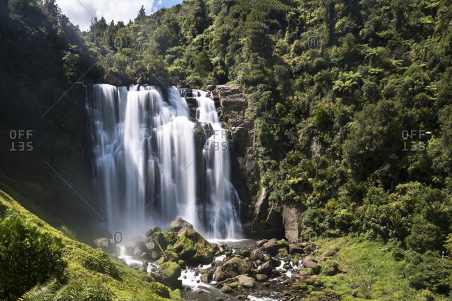 Morocopa Waterfalls, North Island, New Zealand