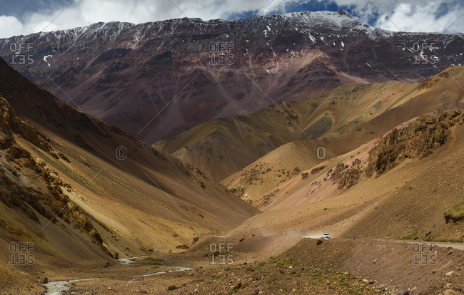 Agua Negra Pass, Andes ranges, Chile Argentina