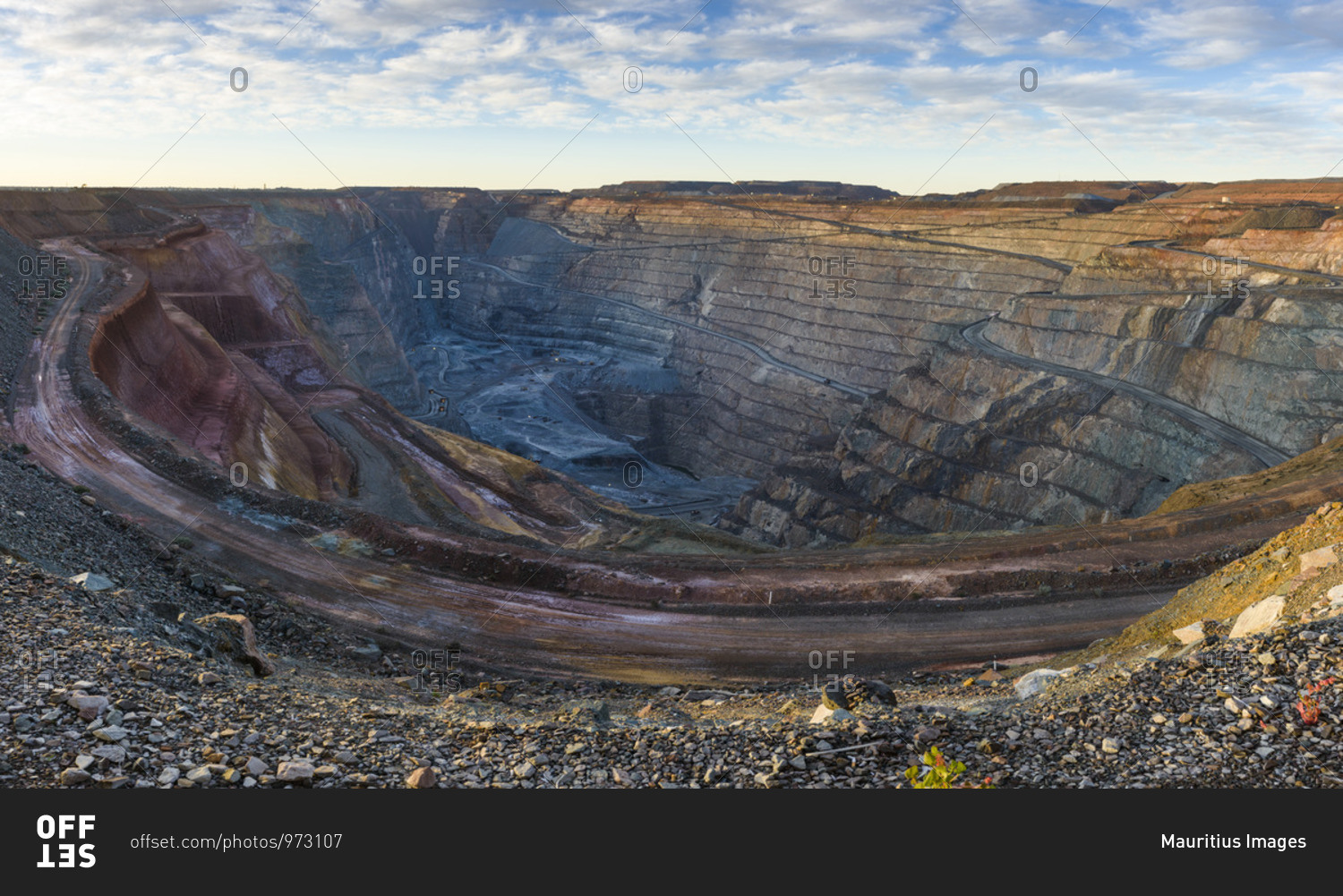 Opencast mine, gold mine, Kalgoorlie, Western Australia