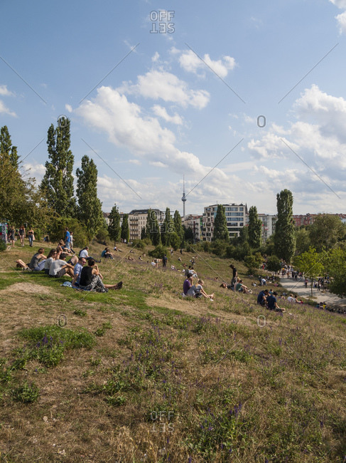 August 10, 2014: Mauerpark, Mitte, Berlin, Germany, Europe