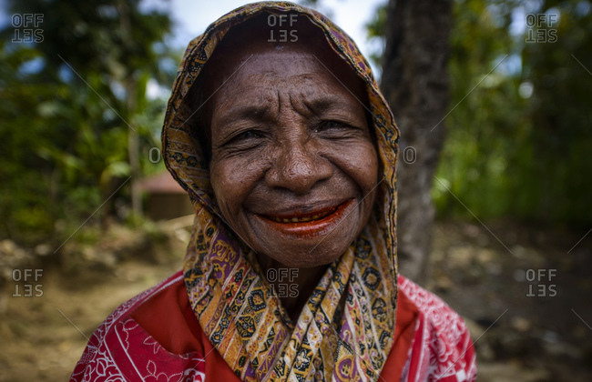 May 23, 2013: Woman from West Timor, Indonesia