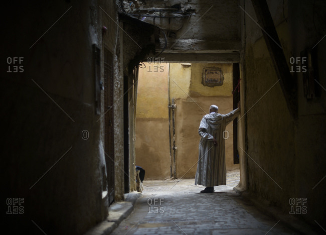 Streets and alleys of the Medina, Fes, Morocco