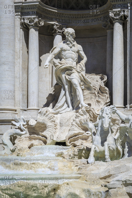 Trevi Fountain, Fontana di Trevi, Rome, Lazio, Italy