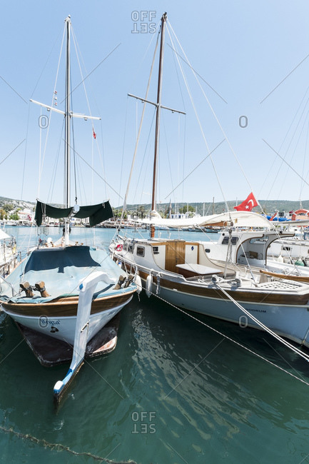 May 14, 2015: Bodrum Marina, Mugla Province, Aegean, Turkey