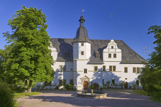 Renaissance castle of the Dornburger castles, Dornburg, Thuringia, Germany