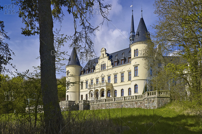 April 28, 2015: Ralswiek Castle, Ruegen Island, Mecklenburg-West Pomerania, Germany