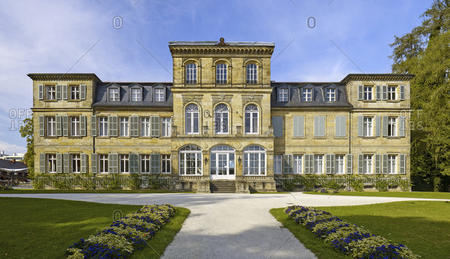 September 10, 2016: Fantaisie Castle in Eckersdorf, Upper Franconia, Bavaria, Germany