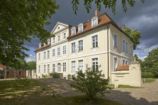 June 19, 2015: Castle Grube in Grube / Bad Wilsnack, district Prignitz, Brandenburg