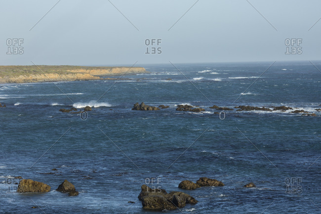 View of Pacific Ocean, Big Sur, California, USA