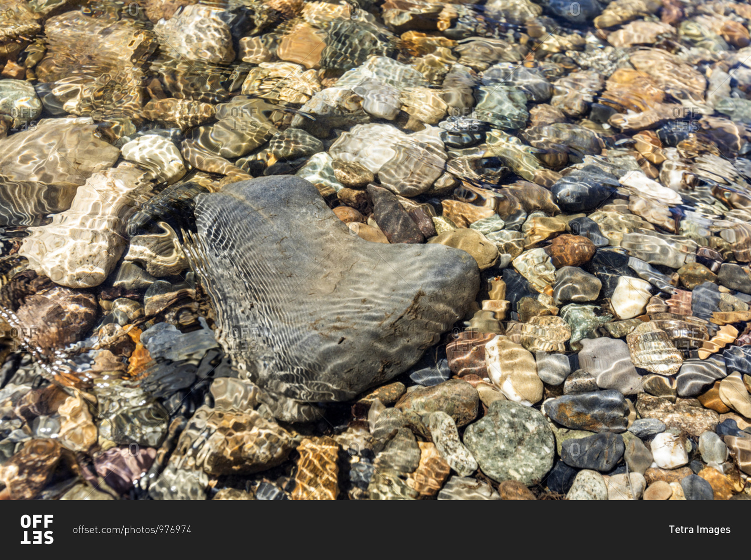 Heart shaped rock in Big Wood River