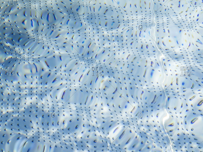 Abstract pattern of water in the pool
