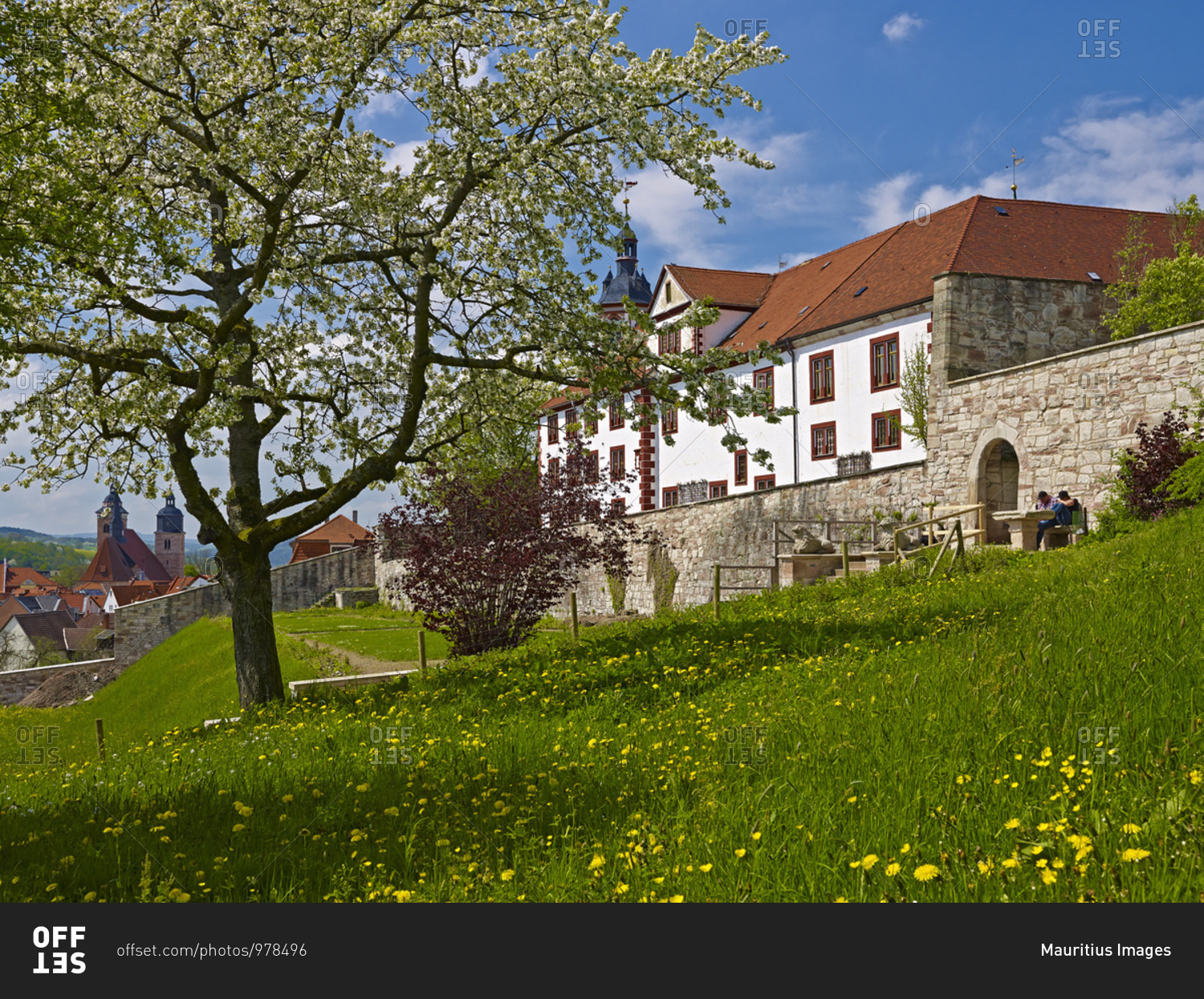 Wilhelmsburg Castle in Schmalkalden, Thuringia, Germany,