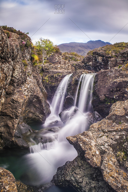 Fairy Falls, Fairy Pools, River Sligachan, Isle of Skye, Scotland, Europe