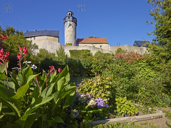 September 28, 2013: Zwernitz Castle in Sanspareil, district of Wonsees, Upper Franconia, Bavaria, Germany