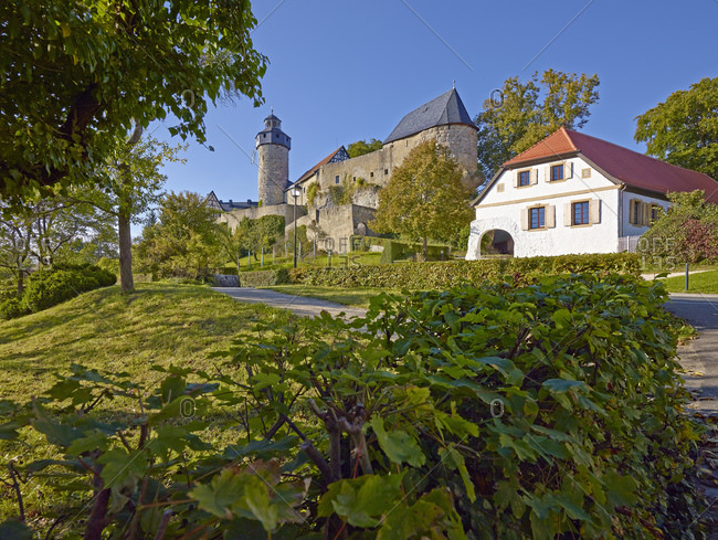 September 28, 2013: Zwernitz Castle in Sanspareil, district of Wonsees, Upper Franconia, Bavaria, Germany