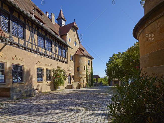 September 28, 2013: Palaces of the Altenburg near Bamberg, Upper Franconia, Bavaria, Germany