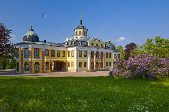 April 30, 2014: Belvedere Palace near Weimar, Thuringia, Germany, Europe