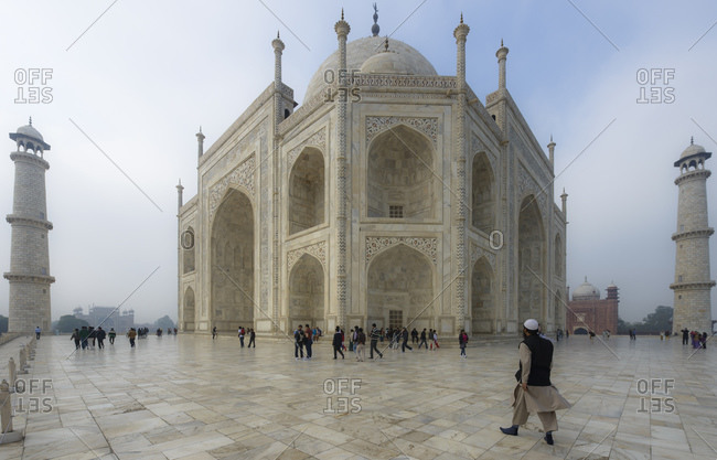 March 3, 2014: Taj Mahal visitor, India
