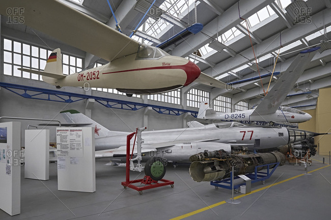 October 7, 2014: Technology museum Hugo Junkers in Dessau, Saxony-Anhalt, Germany
