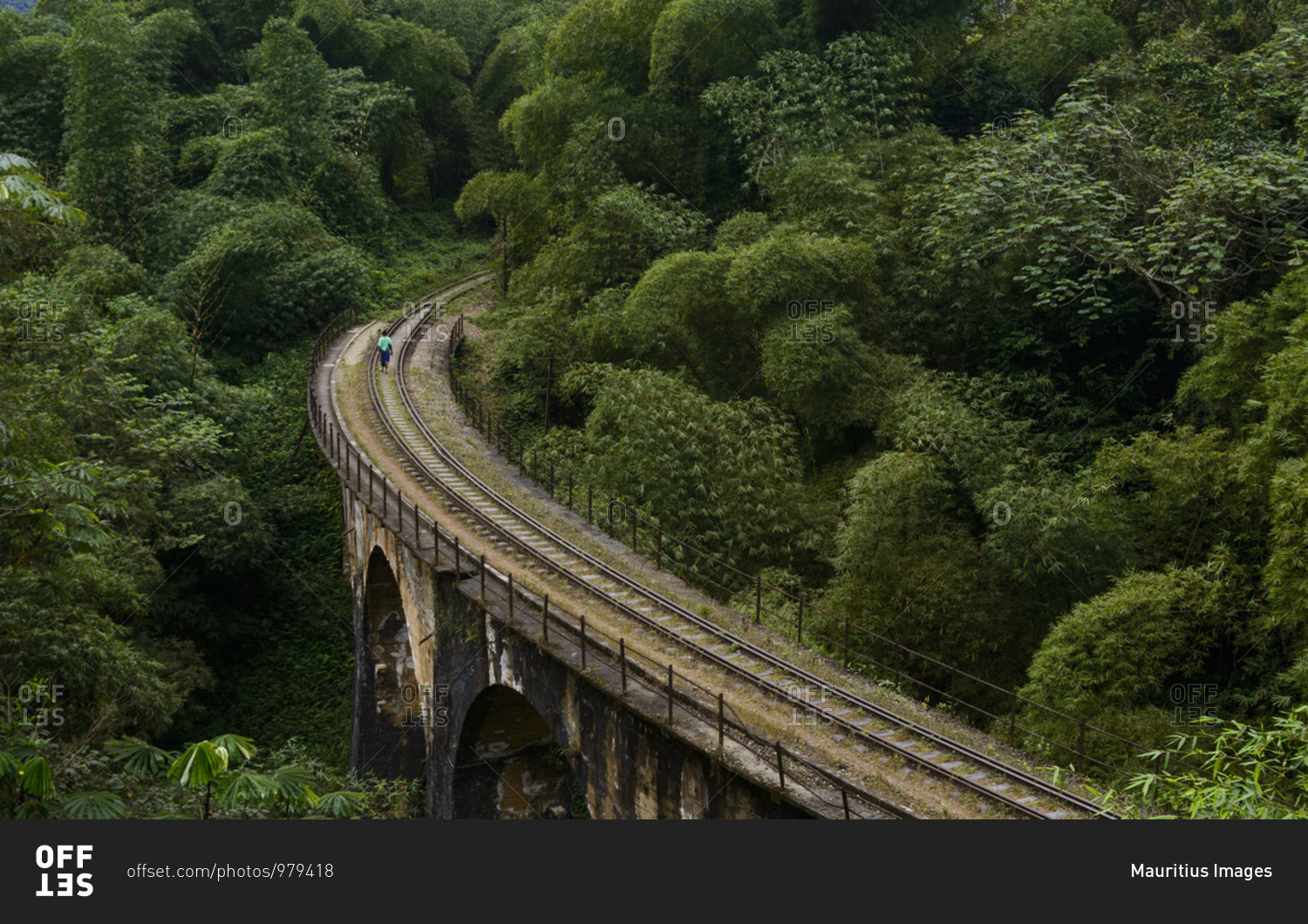 Railway bridge in the southern half of the Democratic Republic of the Congo, Africa