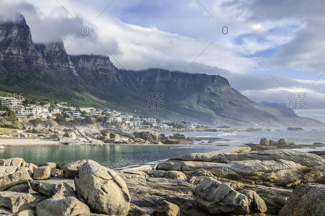 Evening mood, Camps Bay, Cape Town, Western Cape, South Africa, Africa