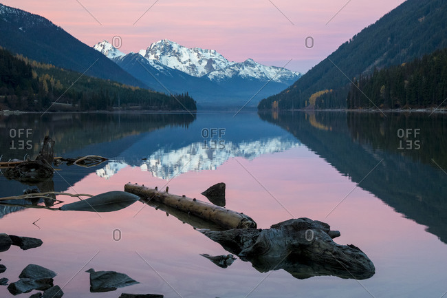 Duffey Lake and Mount Matier, British Columbia, Canada