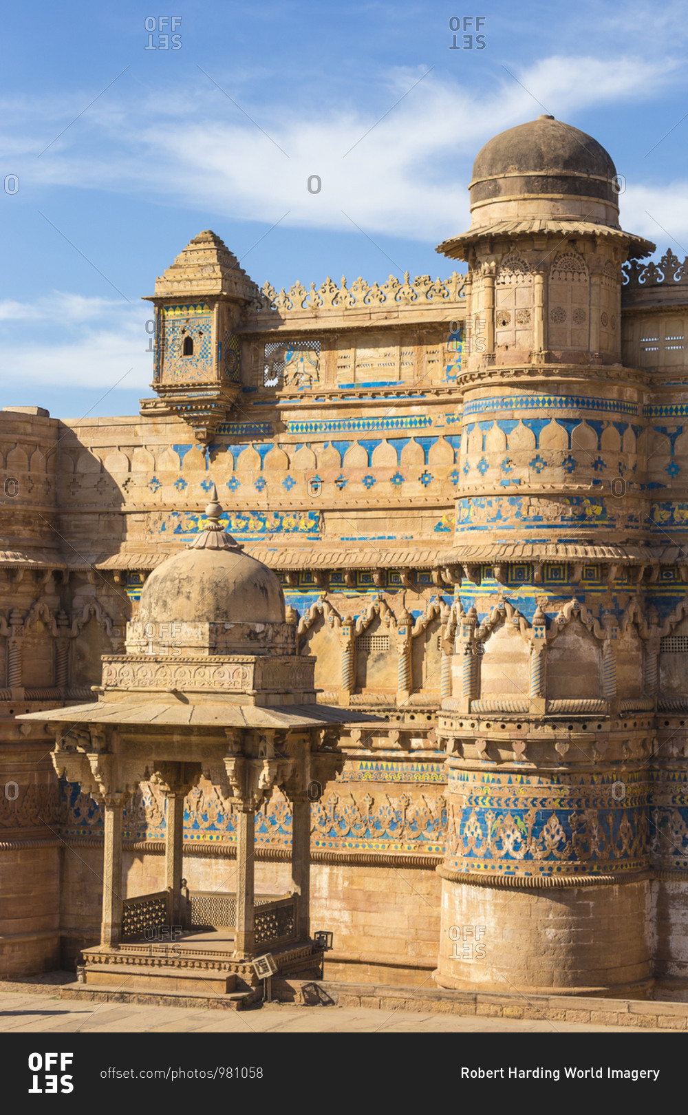 Man Singh Palace, Gwalior Fort, Gwalior, Madhya Pradesh, India, Asia
