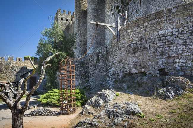 Obidos Castle Portugal Stock Photos Offset