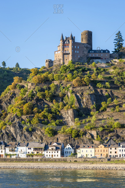 Katz Castle, Rhine, Middle Rhine, Romantic, St. Goar, St. Goarshausen