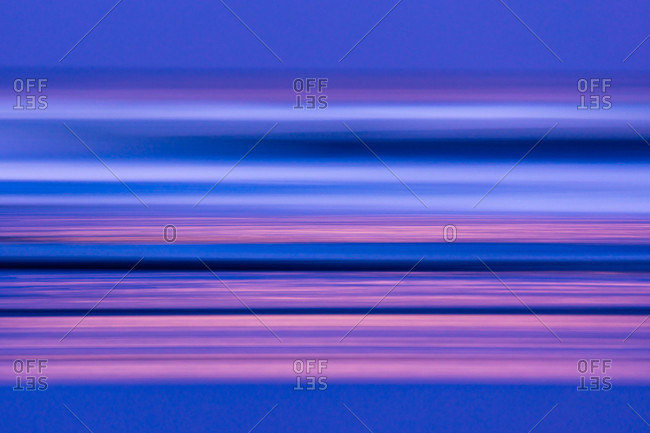 Colorful abstract view of ocean waves
