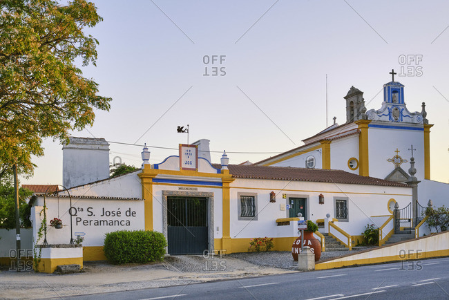 May 25, 2020: Quinta Sao Jose de Peramanca, a famous wine producer in Evora, Portugal