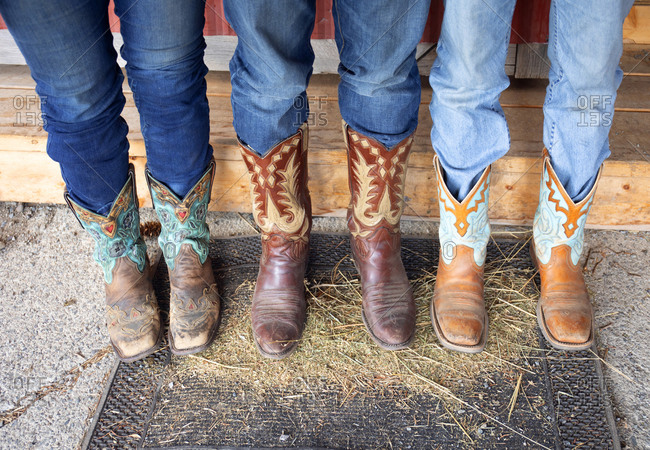 muddy girl cowboy boots