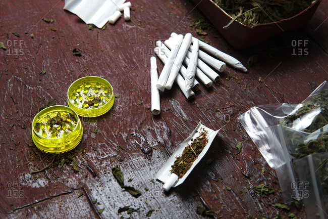 weed joint stock photos - OFFSET