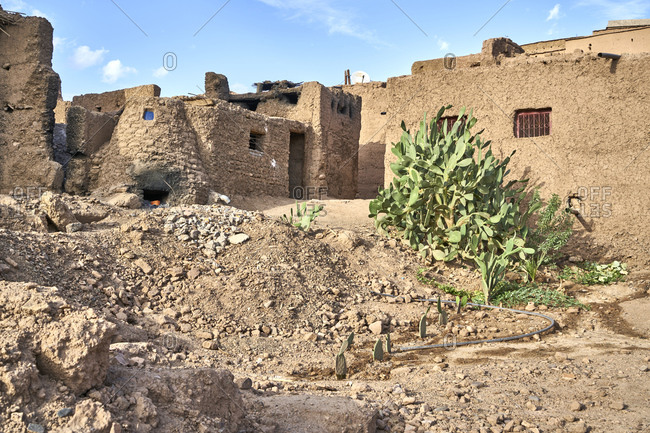 ancient mud brick houses