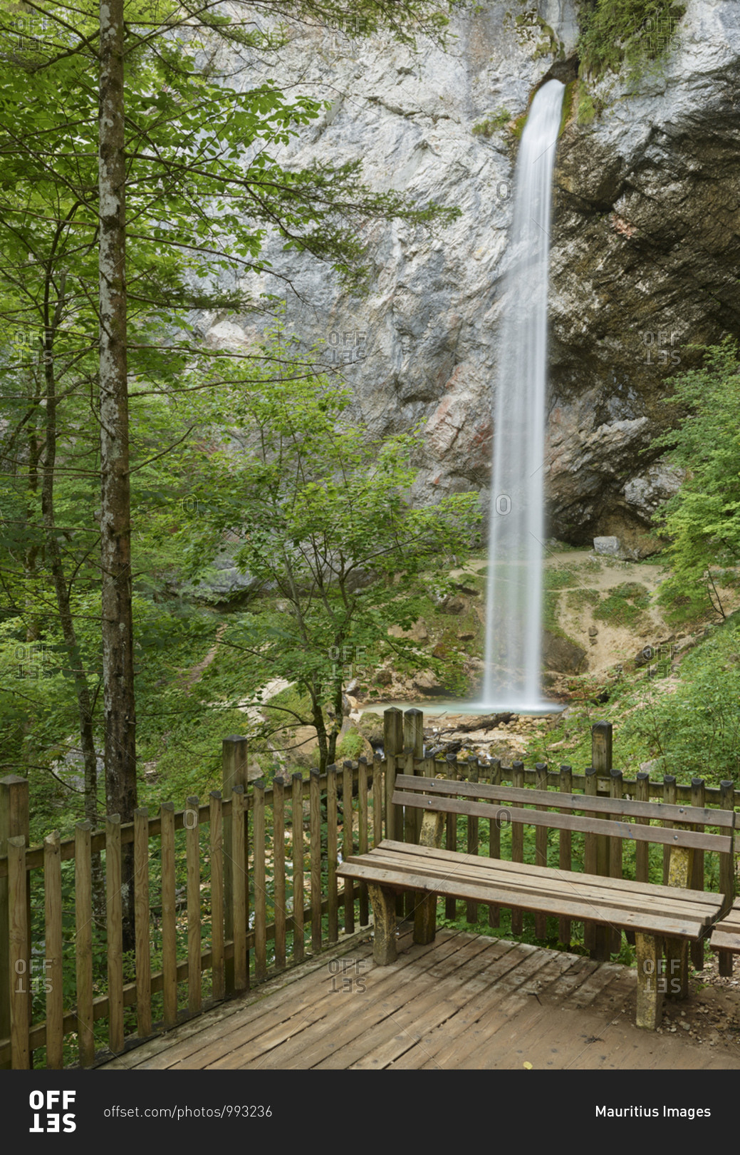 Wildenstein Waterfall in Carinthia, Austria