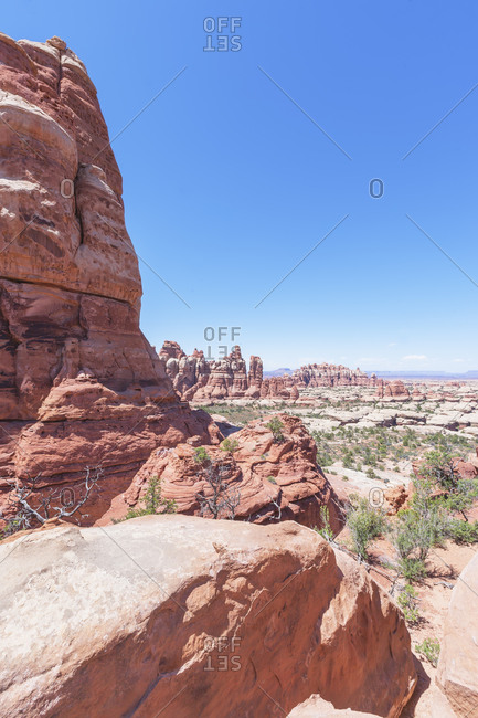 Rock formations, Chesler Park, The Needles district, Canyonlands National Park, Utah, USA