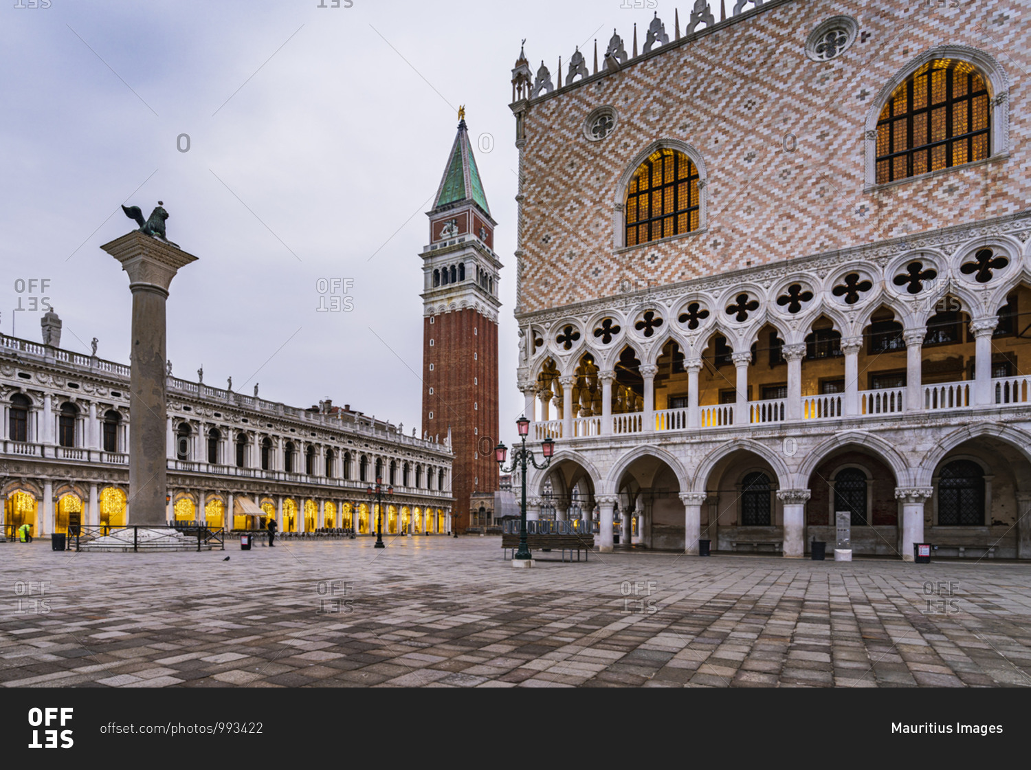 Venice, St. Mark\'s Square, Doge\'s Palace, historic center, Veneto, Italy, northern Italy, Europe