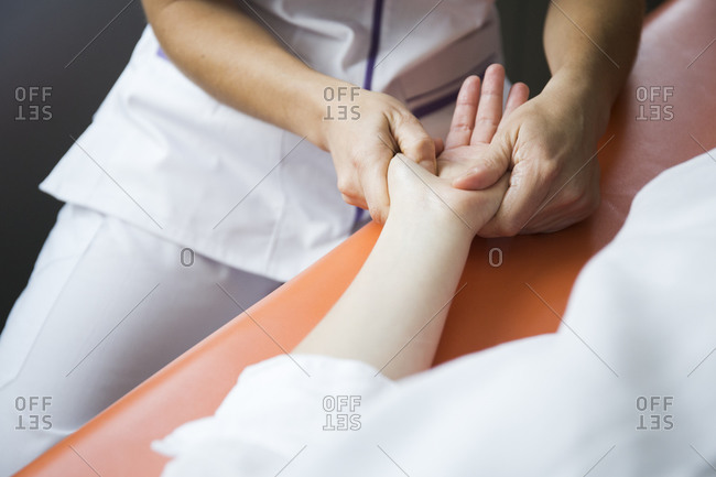 Arm Massage Stock Photo