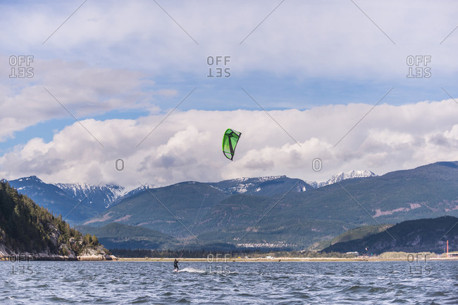 Kite surfing, Squamish, Canada - Offset