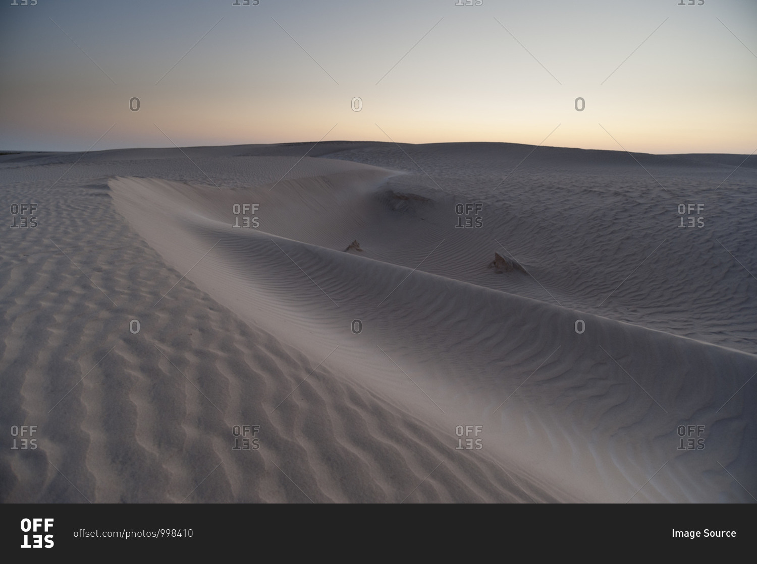 Sand dunes, Khaluf desert, Oman