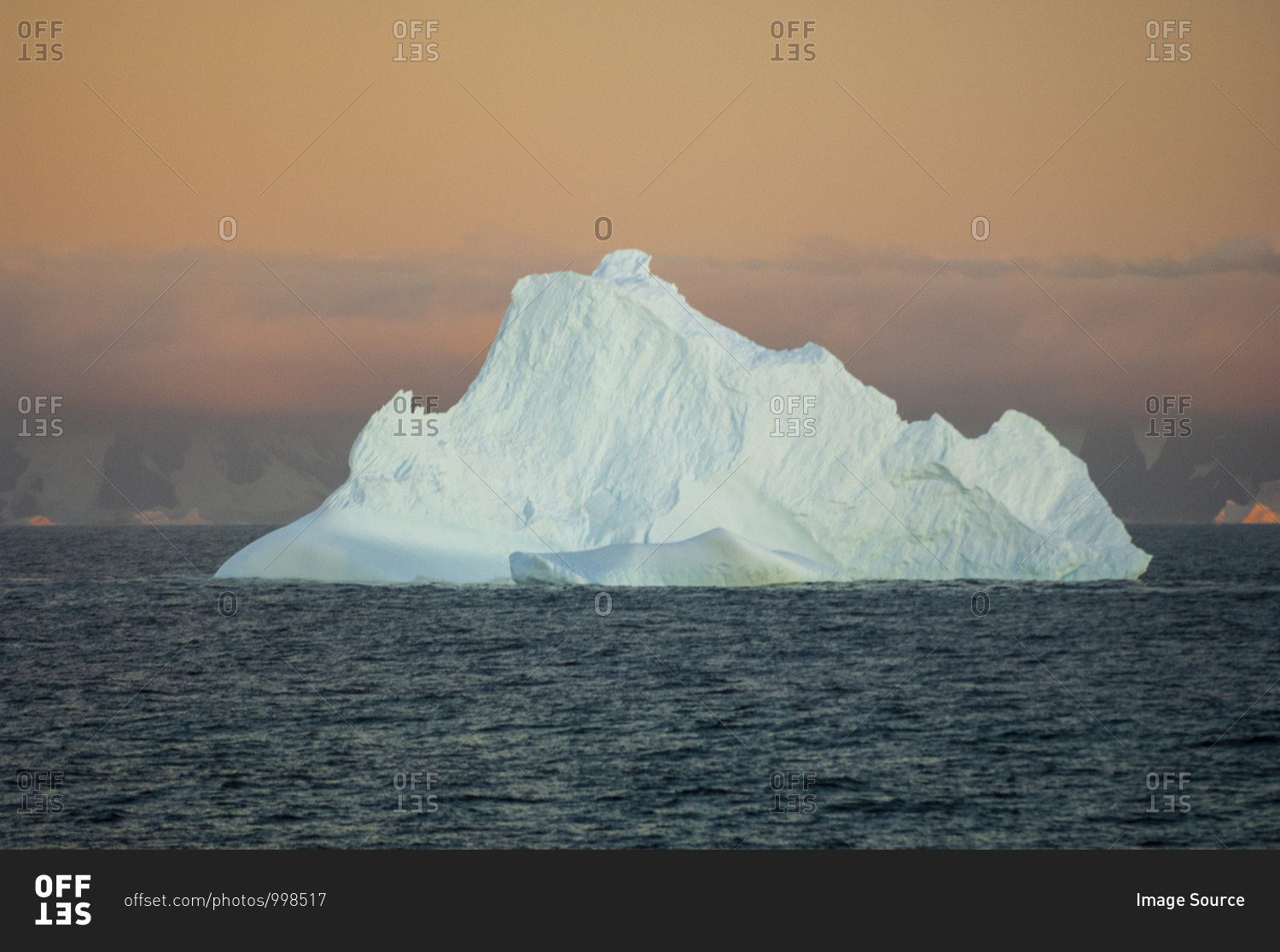 Iceberg on Gerlache strait, Antarctica, Antarctic Peninsula