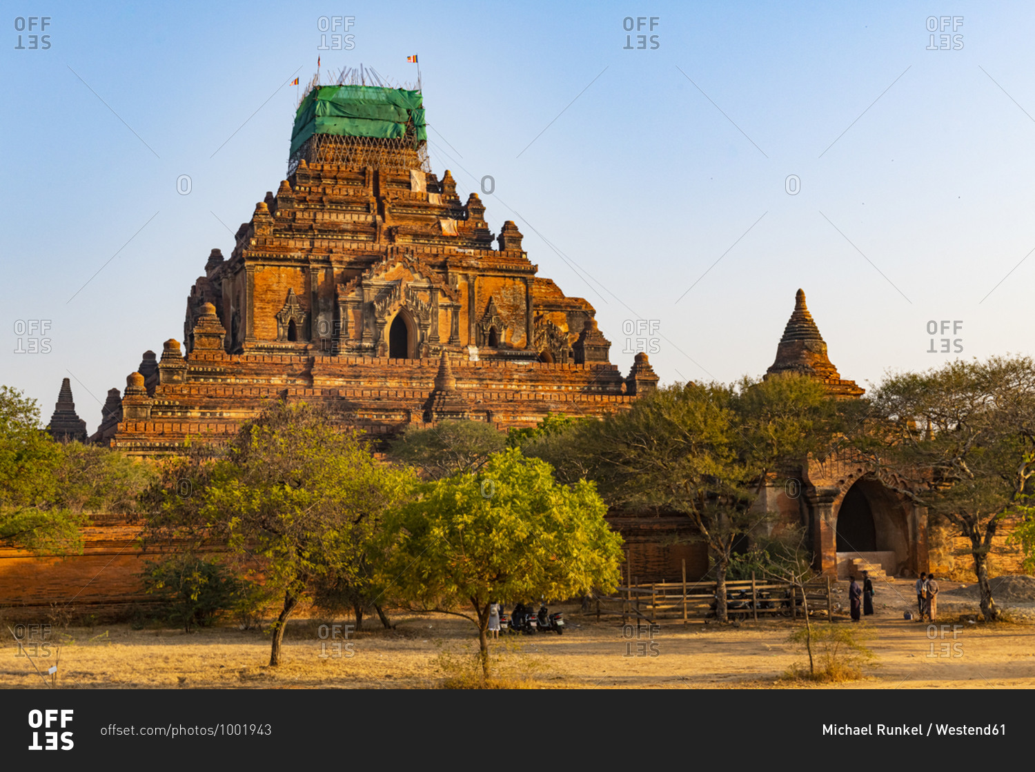 Myanmar- Mandalay Region- Bagan- Dhammayangyi Temple at dawn