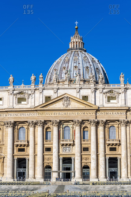 St. Peter's Basilica, UNESCO World Heritage Site, The Vatican, Rome, Lazio, Italy, Europe
