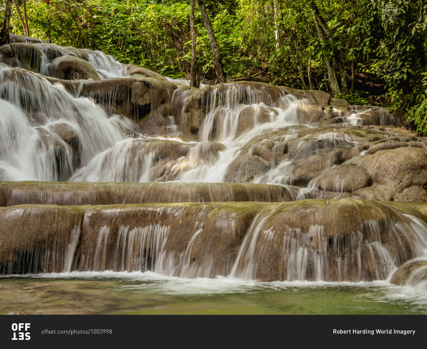 Dunn\'s River Falls, Ocho Rios, Saint Ann Parish, Jamaica, West Indies, Caribbean, Central America
