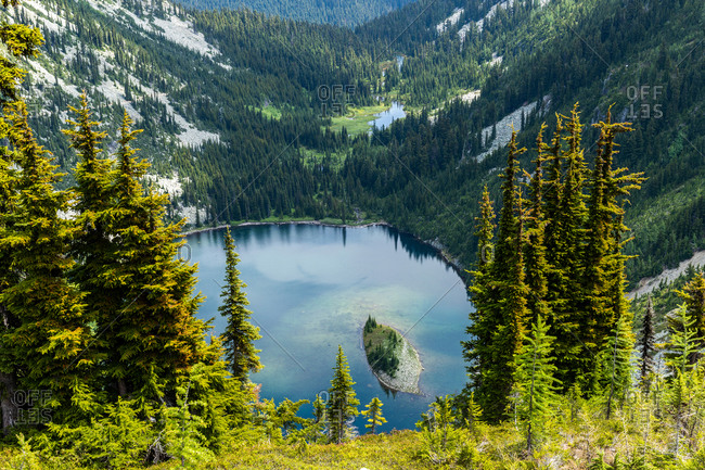 Hiking scenes in the beautiful North Cascades wilderness.