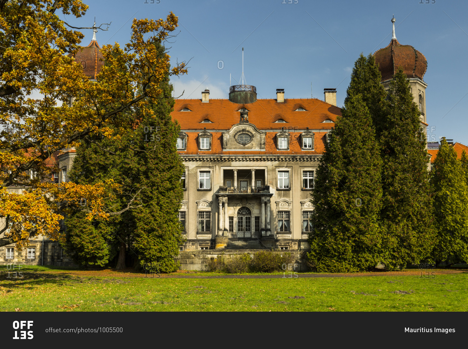 Europe, Poland, Silesian Voivodeship, Brynek - palace