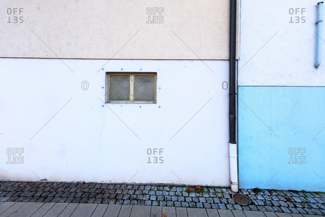 House facade, building, exterior view, minimalist, cool, Kitzingen, Franconia, Bavaria, Germany, Europe,