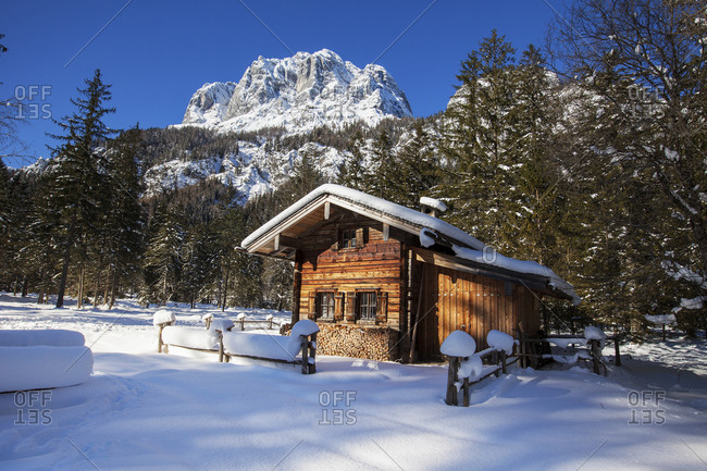 Winter dream in Bavaria, Holzstadl
