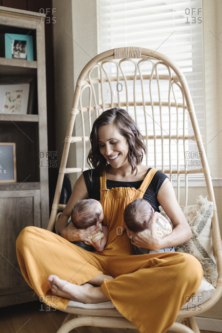 breastfeeding chair stock photos - OFFSET